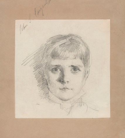 John Singer Sargent (1856-1925), Head of a Young Girl, circa 1875-1878