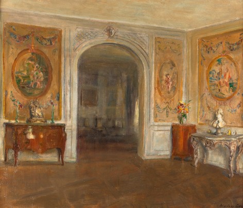 Walter Gay (1856-1937), Oval Tapestries, circa 1920