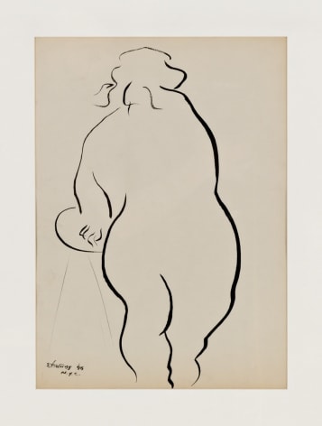 Theodoros Stamos (1922-1997), Figure Drawing, 1946