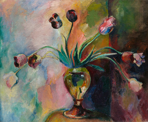 Arthur Beecher Carles (1882-1952), Tulips, 1918