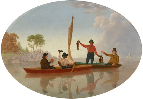 figures on a boat