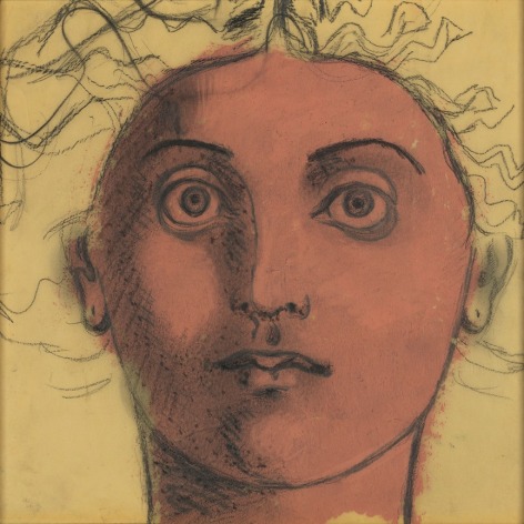 John D. Graham (1881-1961), Untitled (Head of Medusa), circa 1950s