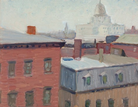 Niles Spencer (1897-1952), The Capitol, Providence, circa 1913-15