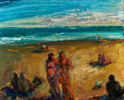 Carlos David Almaraz (1941-1989), Sunset Beach, 1983