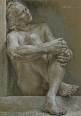 Paul Cadmus (1904-1999), Seated Nude, 1994