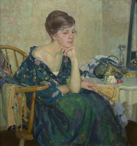 woman in an interior