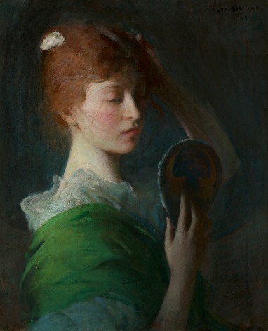Frank Weston Benson (1862-1951), Mary Sullivan (Woman Looking in a Mirror), 1904