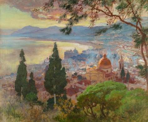 Frederic Arthur Bridgman (1847-1928), View of Nice