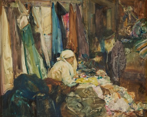 Arthur Keller (1866-1924), The Old Textile Shop, circa 1910