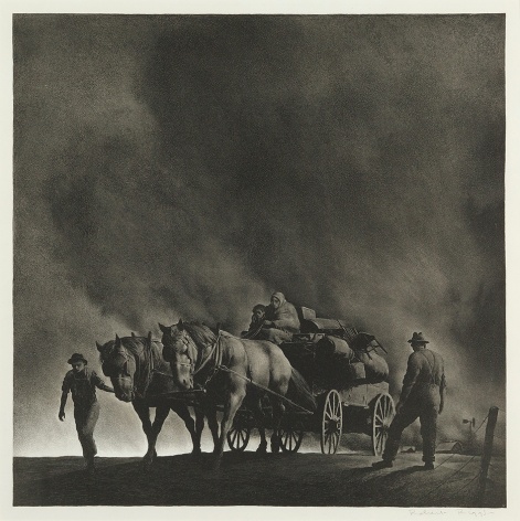 Robert Riggs (1896-1970) , Dust Storm, circa 1941