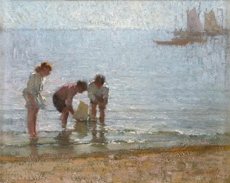 seascape with children