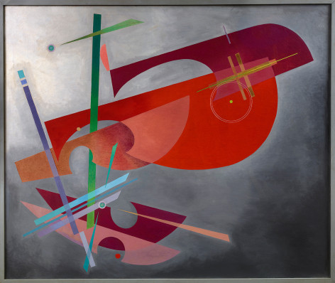 Rolph Scarlett (1889-1984), Red Form, 1946
