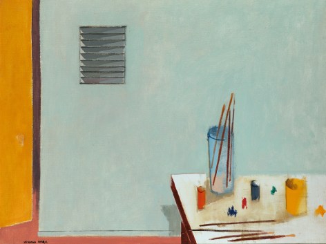 Herman Maril (1908-1986), Studio Corner, 1977