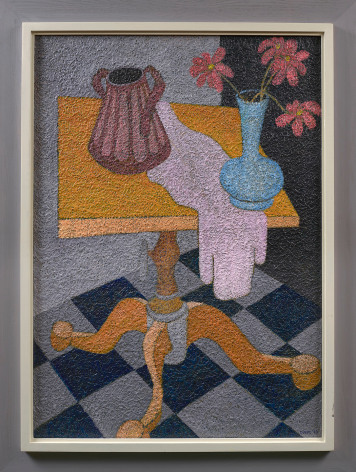 Hayward Oubre (1916-2006), Still Life with Blue Vase, circa&nbsp;1950&nbsp;&nbsp;