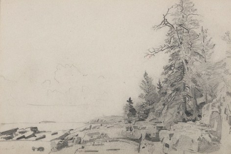 William Trost Richards (1833-1905), Mount Desert Landscape, 1866