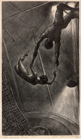 John Steuart Curry (1897-1946), The Missed Leap, 1935