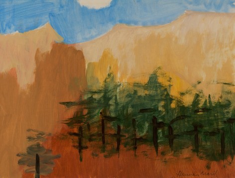 Herman Maril (1908-1986), Pines and Deep Dunes, 1968