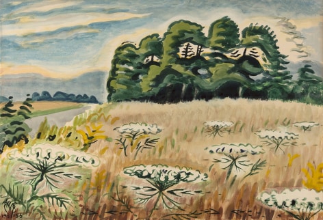 Charles Ephraim Burchfield (1893-1967), Queen Anne&rsquo;s Lace at Twilight, 1951-1956