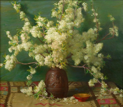 Joseph Henry Sharp (1859-1953), Wild Plum Blossoms, circa 1939