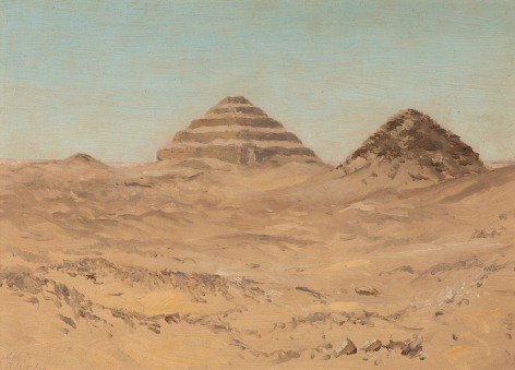 Lockwood de Forest (1850-1932), Pyramid of Sakkara, Egypt