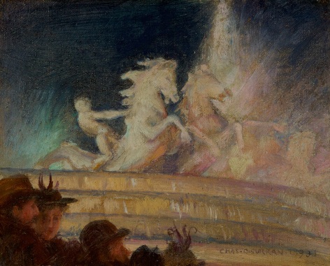 Charles Courtney Curran (1861-1942), MacMonnies Fountain, World&rsquo;s Columbian Exposition, Chicago, 1893