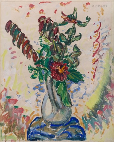 Alfred Henry Maurer (1868-1932), Flowers in a White Pitcher, 1926-8