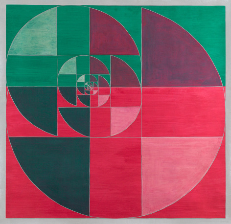 Benny Collin (1896-1980), Untitled (Abstraction in Red and Green)