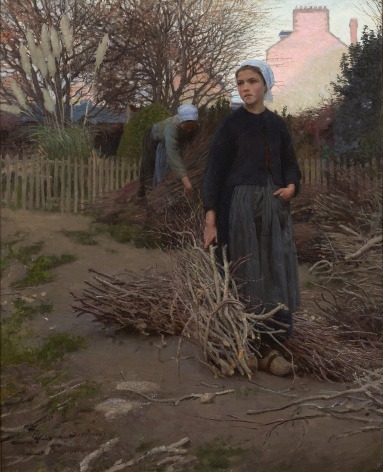 Edward Emerson Simmons (1852-1934), The End of the Yard,1883