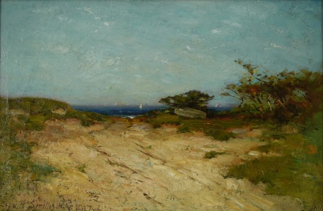 George Henry Smillie (1840-1921), Road to the Sea, Marblehead Neck
