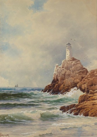 Alfred Thompson Bricher (1837-1908), Lighthouse