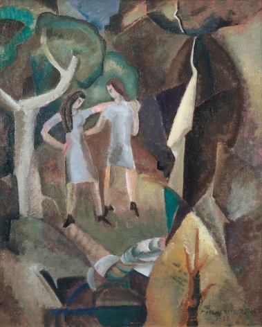 Marguerite Zorach (1887-1968), Figures and Falls, 1920
