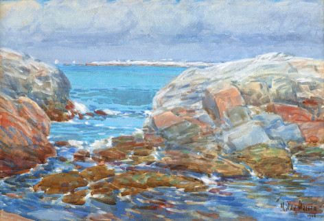 Frederick Childe Hassam (1859-1935), Isles of Shoals, Duck Island, 1906