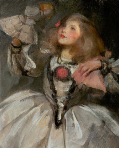 James Jebusa Shannon (1862-1923), The Doll (also known as Kitty in Fancy Dress), circa 1895