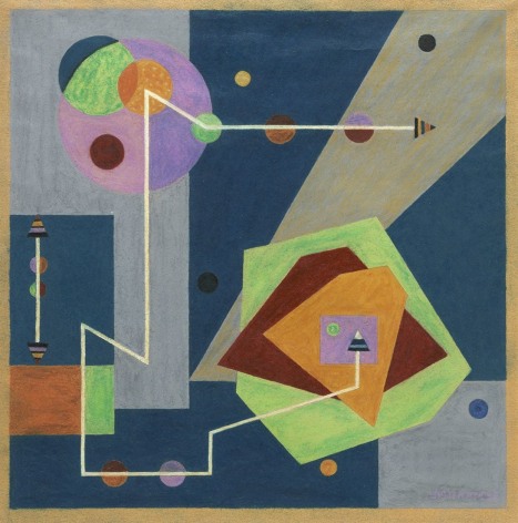 Emil Bisttram (1895-1976), Abstraction, 1939