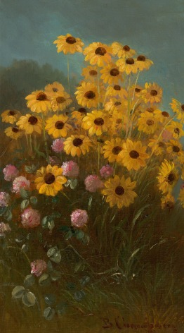 Benjamin Champney (1817-1907), Still Life with Black-Eyed Susans and Clover