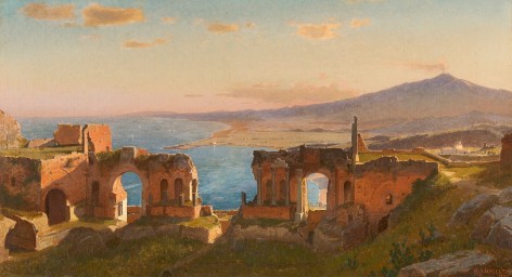 William Stanley Haseltine (1835-1900), View of Taormina, 1871
