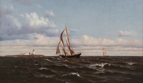 seascape with boat