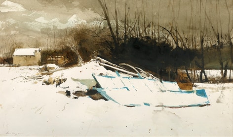 landscape in winter