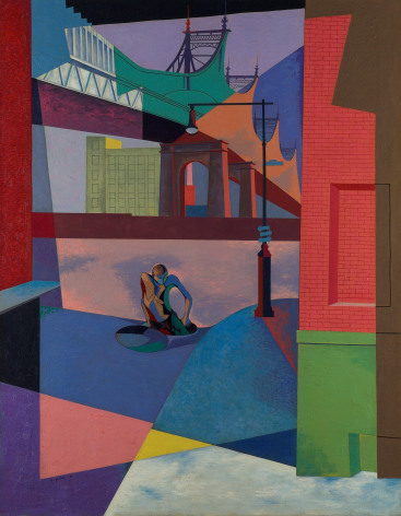 O. Louis Guglielmi (1906-1956), Elements of the Street, 1947