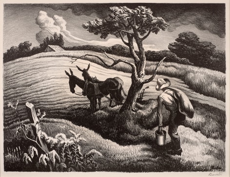 Thomas Hart Benton (1889 &ndash; 1975), Approaching Storm, 1938