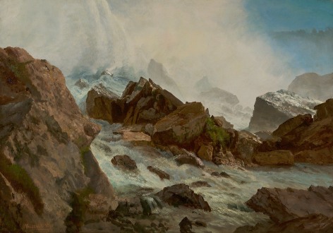 Albert Bierstadt (1830-1902), View of Niagara Falls from Prospect Point, circa 1869