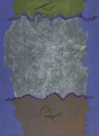 Theodoros Stamos (1922-1997), Infinity Field, Lefkada Series (Blue, Green, Gray, Brown), 1980