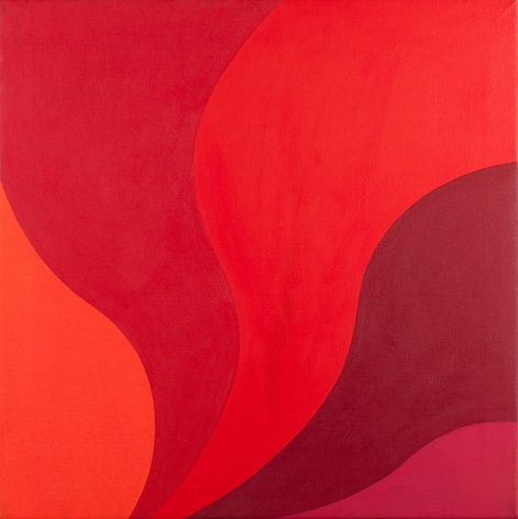 Michael Michaeledes (1927-2015), Red Variations, 1967