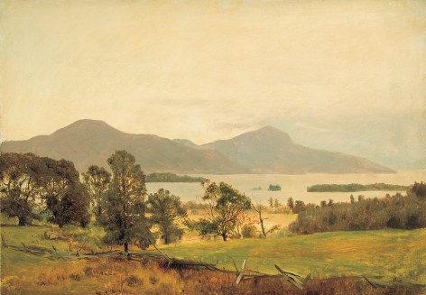 Jervis McEntee (1828-1891), Near Bolton, Lake George, 1863
