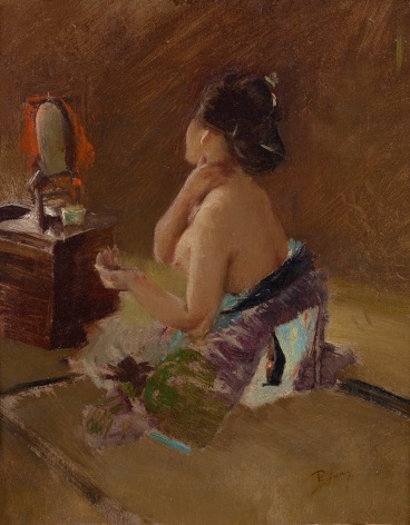 Robert Frederick Blum (1857-1903), Lady at her Toilet, circa 1890-1893
