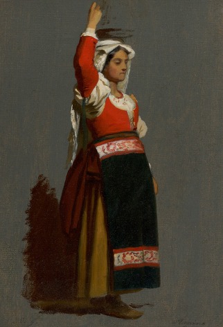 Albert Bierstadt (1830-1902), Italian Woman, circa 1857