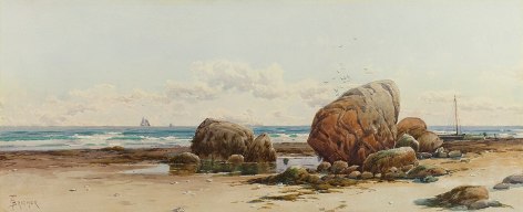 Alfred Thompson Bricher (1837-1908), Low Tide