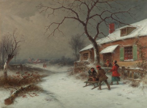 George Washington Nicholson (1832-1912), Winter Morning