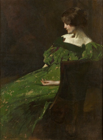 John White Alexander (1856-1915), Green Girl (Juliette), circa 1897 - 1898
