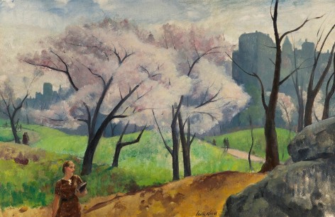 Abraham Leon Kroll (1884-1974), Central Park, circa 1930